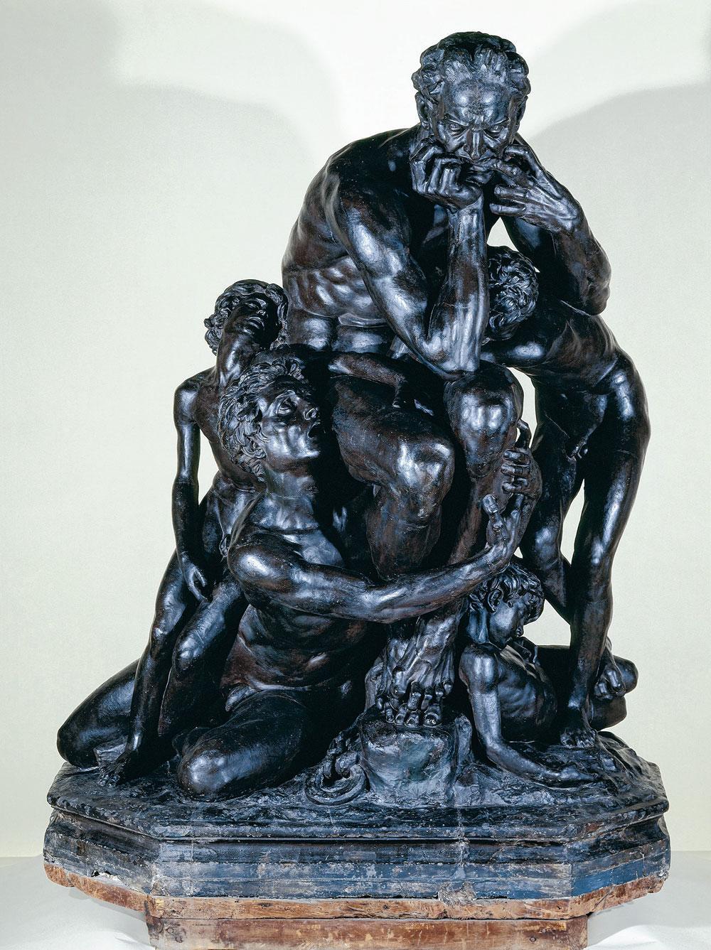 Ugolin, Jean-Baptiste Carpeaux, 1862 (H. 194 cm × L. 148 cm × P. 119 cm).