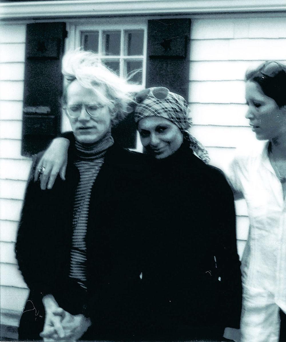 Avec les grands de ce monde : ici avec Andy Warhol.
