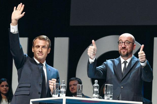Le 20 novembre, le président français Emmanuel Macron est venu à l'UCLouvain pour débattre du combat entre 