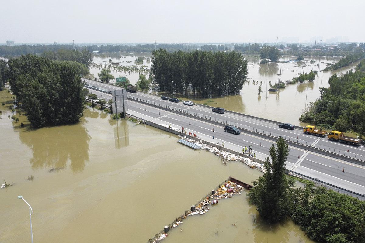Tout comme la Belgique, la Chine paie lourdement le prix des très faibles probabilités statistiques des inondations exceptionnelles de la mi-juillet.
