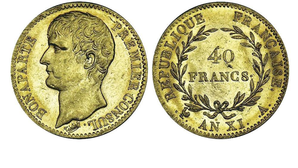 Le franc Germinal. Le cours de cette monnaie convertible en or est demeuré très stable jusqu'en 1914.