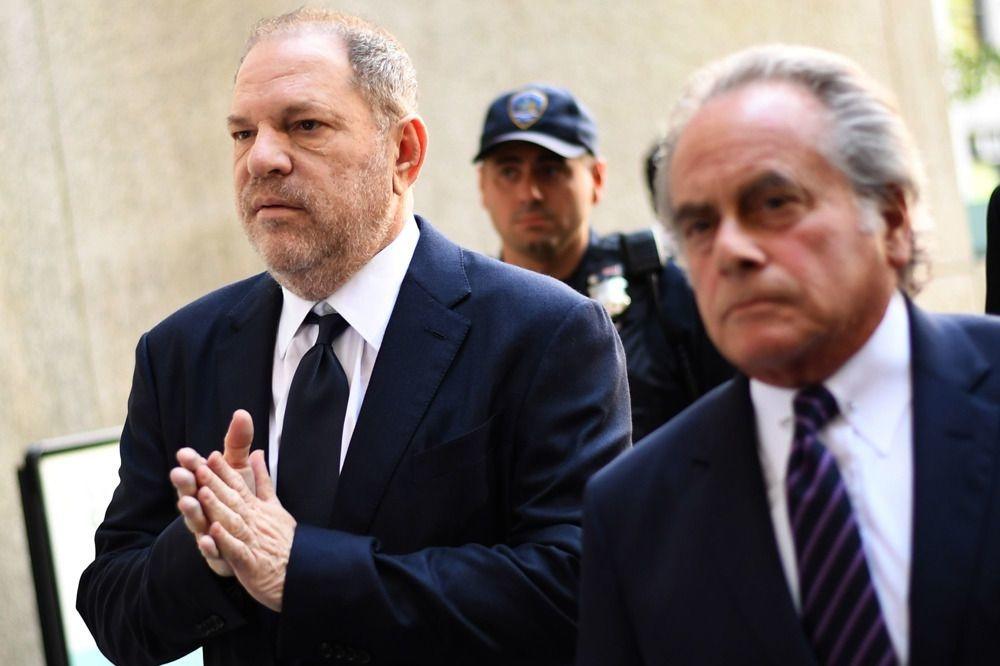 Harvey Weinstein et Ben Brafman, son (célèbre) avocat, en juin 2018 à NY