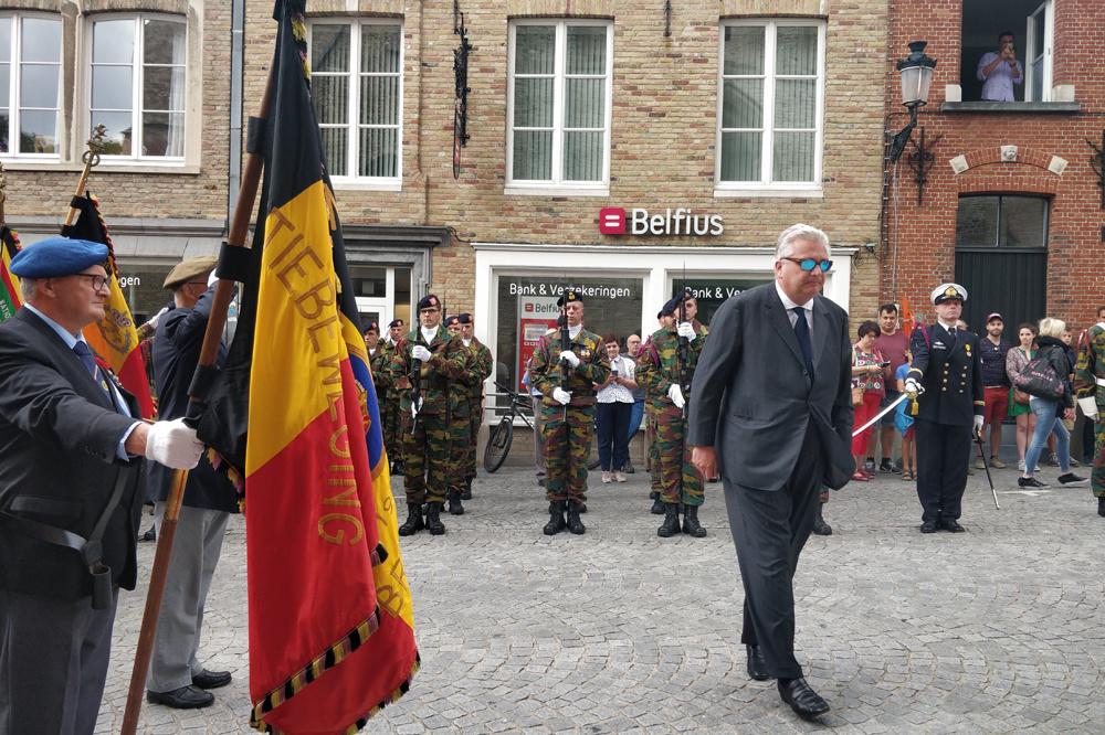 prince Laurent à Bruges pour le Te Deum, le 21 juillet 2019