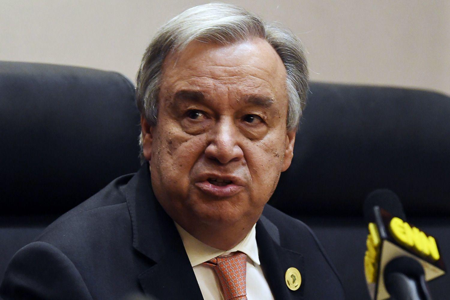 Antonio Guterres, secrétaire général de l'ONU.