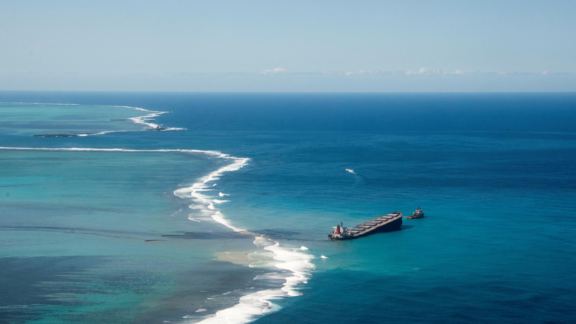 Marée noire à l'île Maurice: des joyaux de biodiversité menacés par la pollution