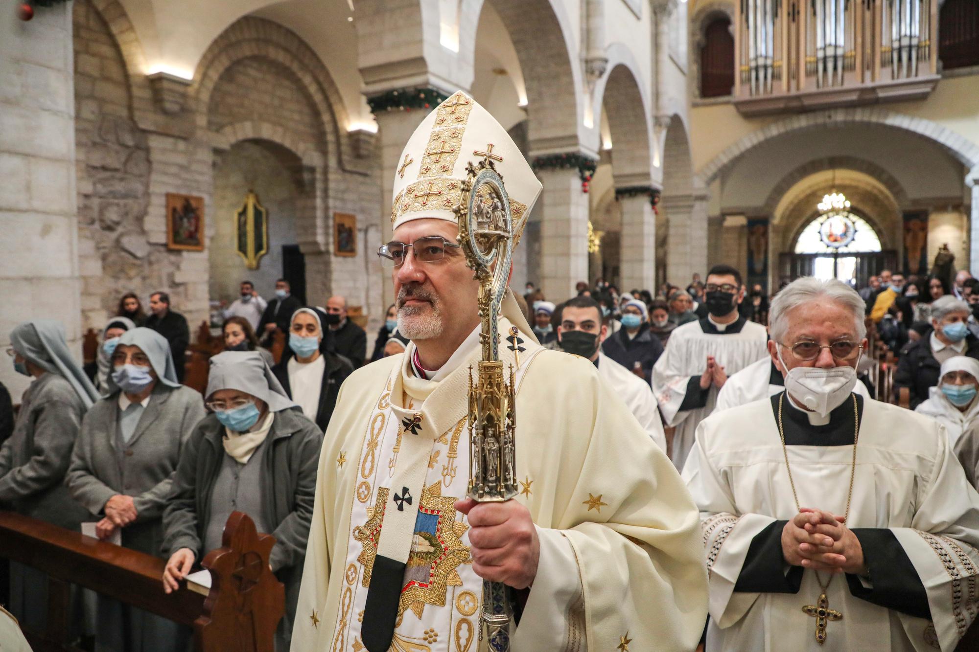 Le patriarche latin de Jérusalem Pierbattista Pizzaballa