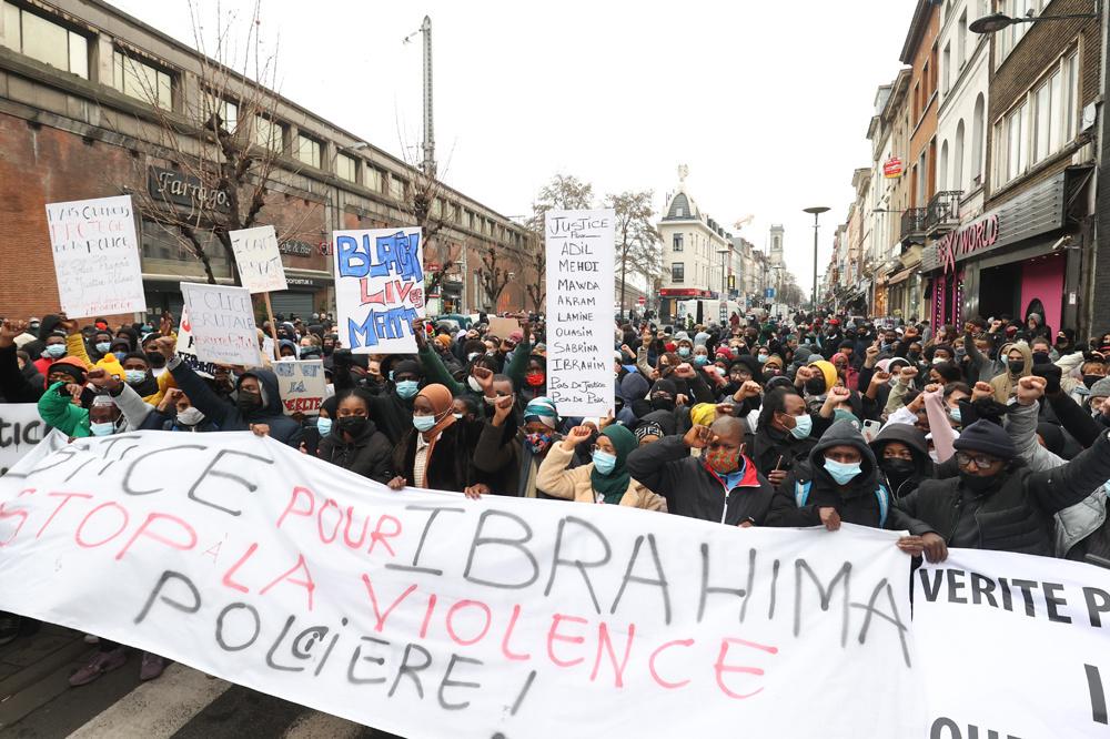 Manifestations le 13 janvier 2021 suite à la mort d'Ibrahima