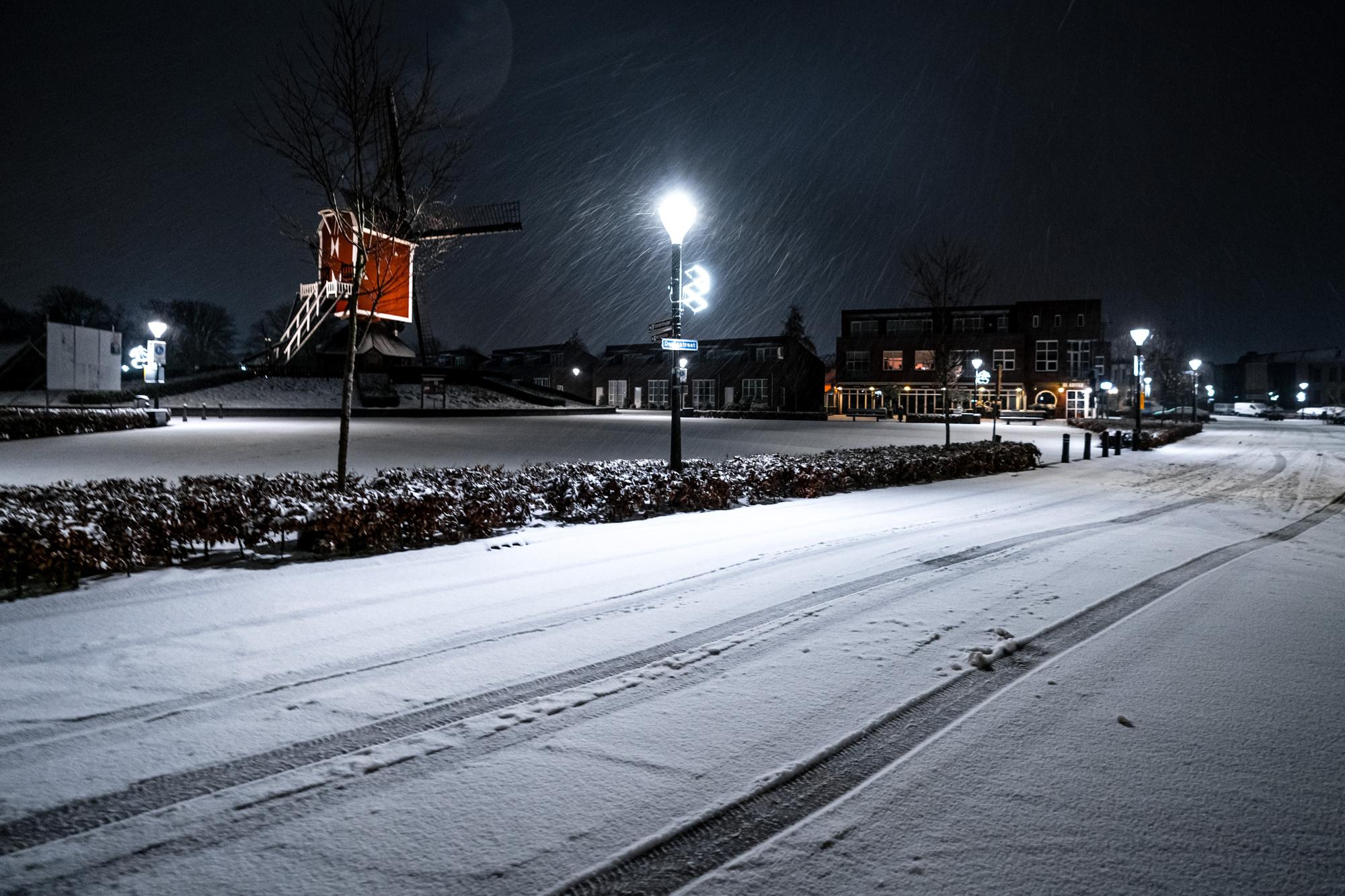 Tempête de neige aux Pays-Bas, une première en dix ans