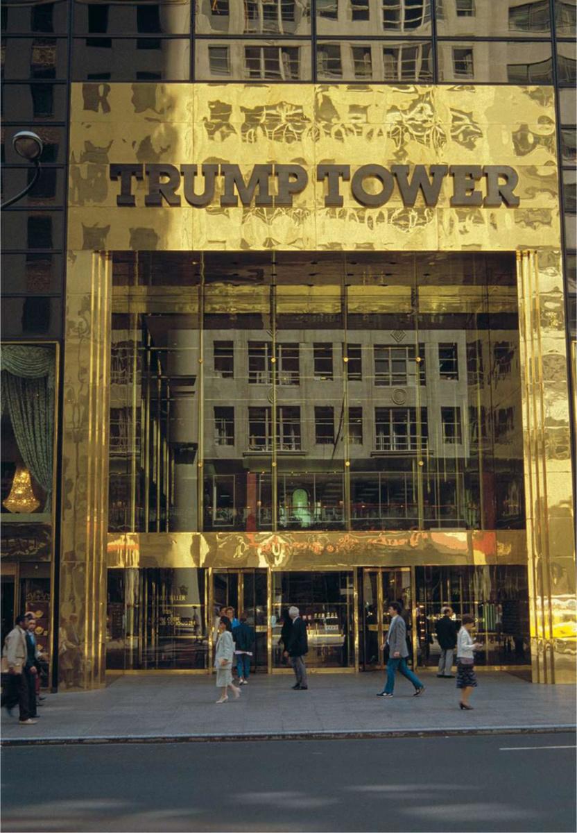 ENtrée de la Trump Tower