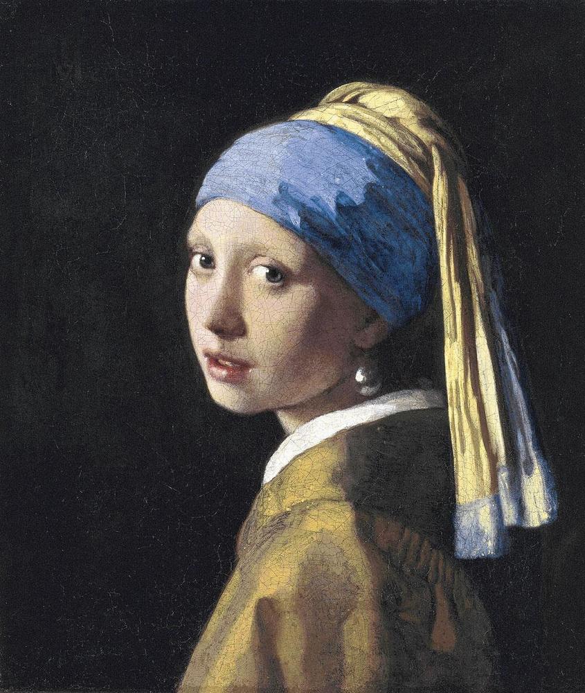 La Jeune Fille à la perle,  Johannes Vermeer, circa 1665.
