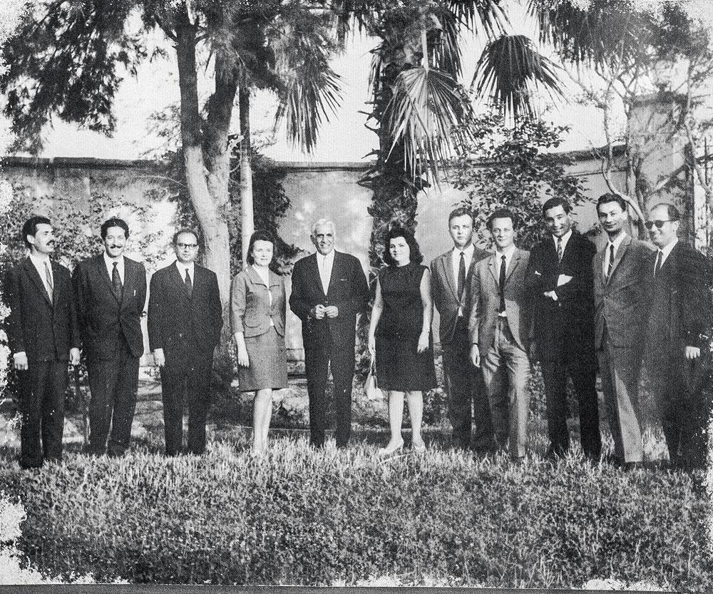 En 1968, les fondateurs de l'Ecole de musique et ballet de Bagdad.