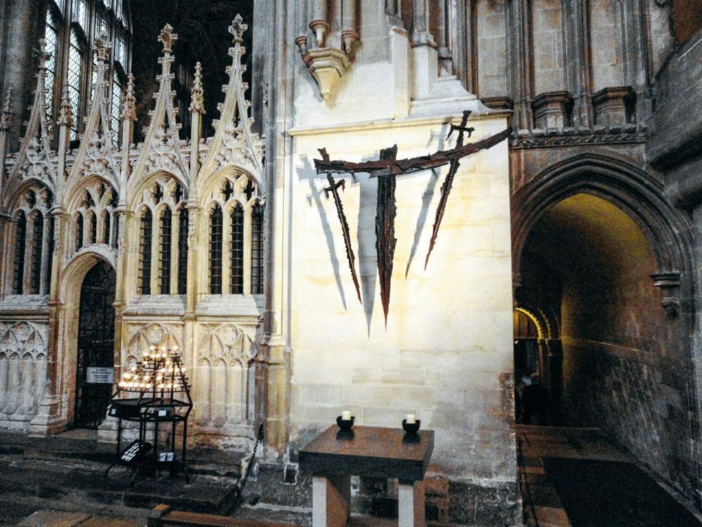 Mémorial dédié à Thomas Becket dans la cathédrale de Canterbury.