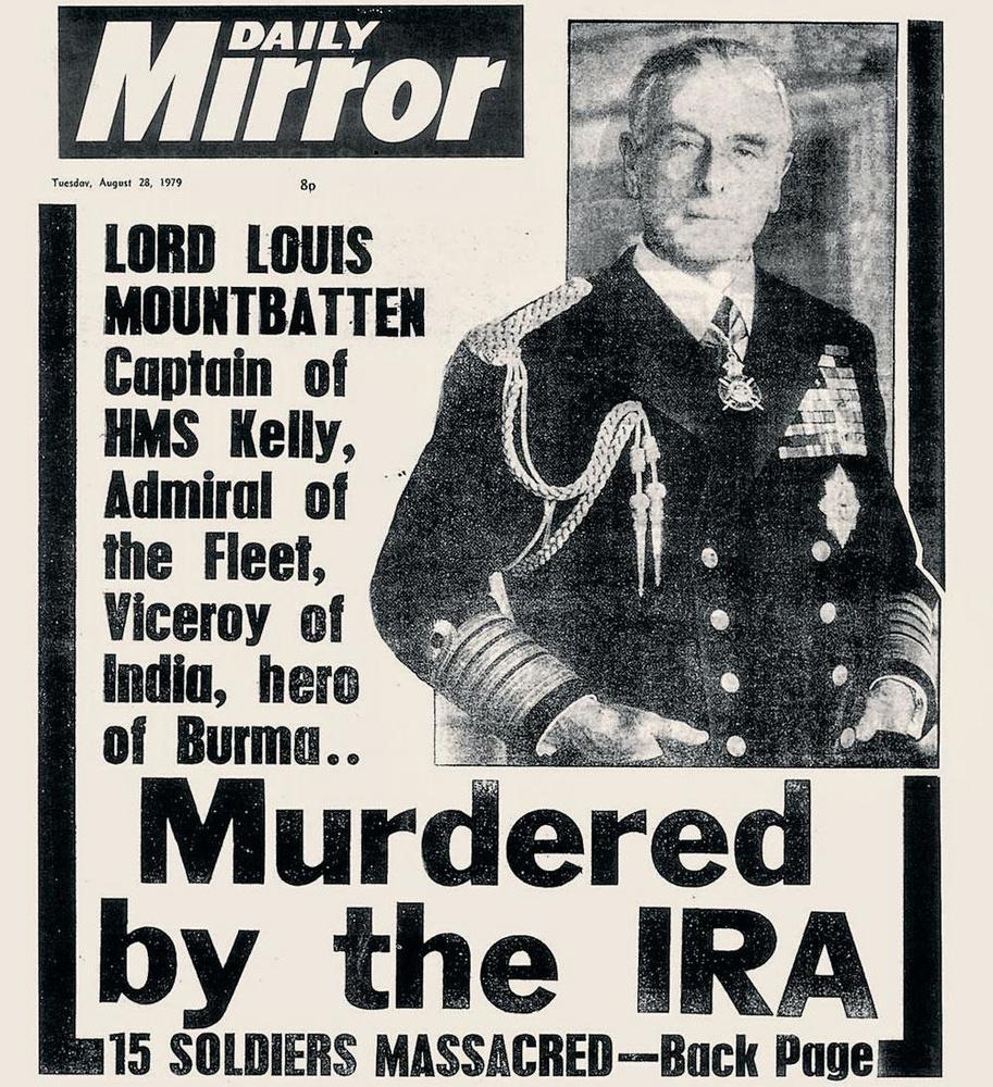 Après son service actif, Lord Mountbatten, le dernier vice-roi des Indes, séjournait régulièrement dans sa résidence sur la côte, à environ 20 km de la frontière nordirlandaise. Il y est tué par l'IRA qui a dissimulé une bombe à bord de son bateau.
