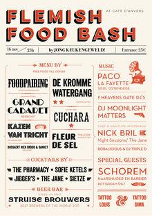 Flemish Food Bash: Chefs mixen de platen in Café d'Anvers