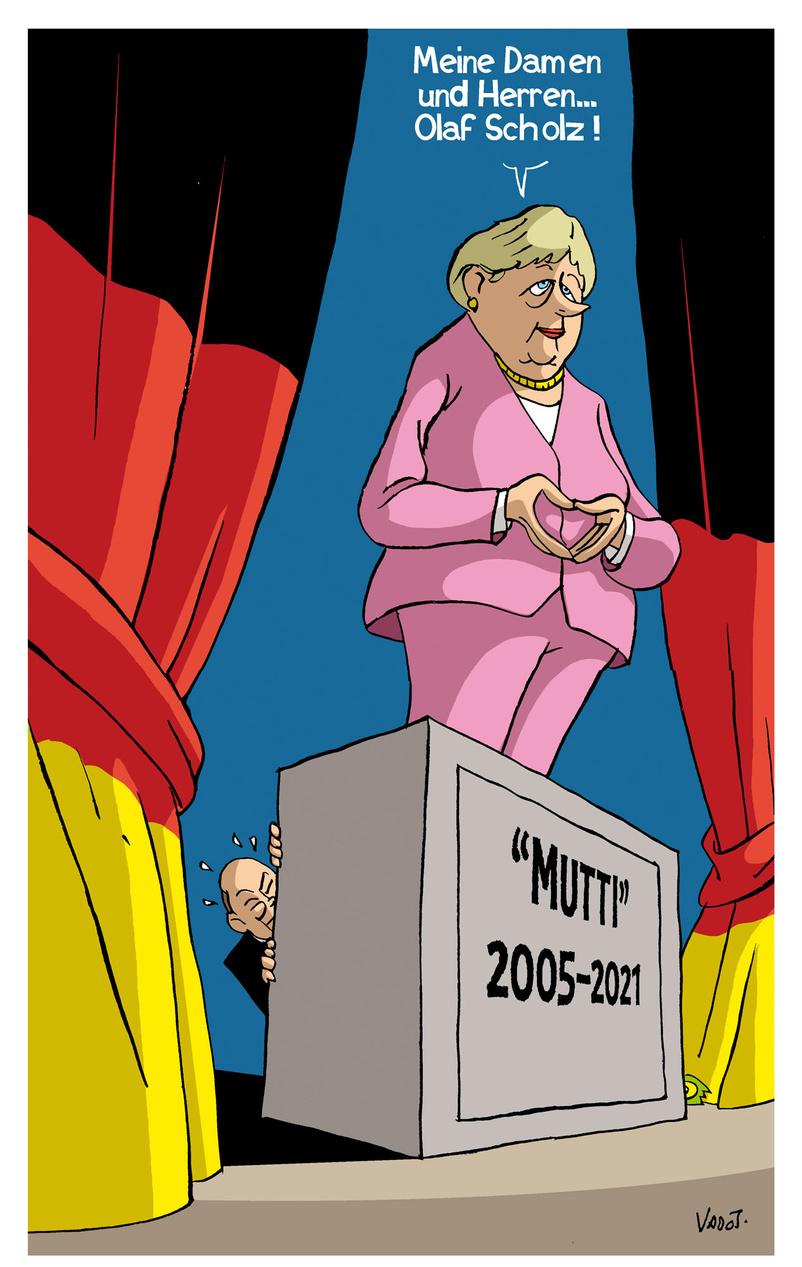 Olaf Scholz succède à Angela Merkel à la tête de l'Allemagne.