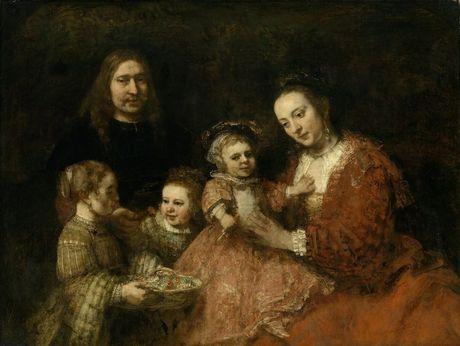Familieportret, Rembrandt Harmensz. van Rijn, ca 1665. Herzog Anton Ulrich-Museum, Kunstmuseum des Landes Niedersachsen, Braunschweig