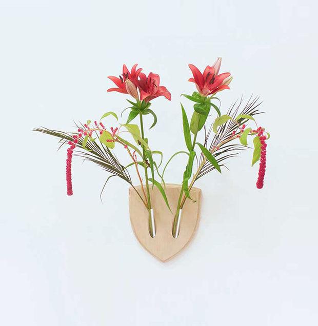 Deco-idee: een gewei van bloemen