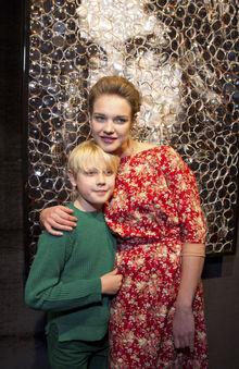 Natalia Vodianova met zoon Lucas