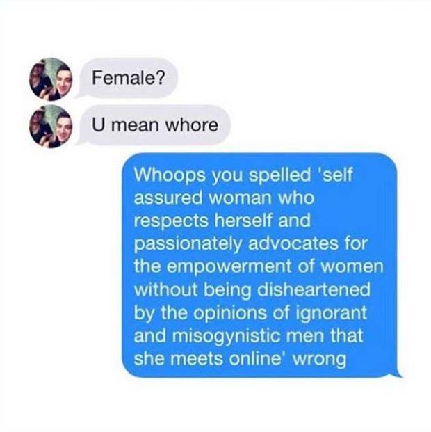 Instagrampagina bundelt reacties op feministisch Tinder-profiel
