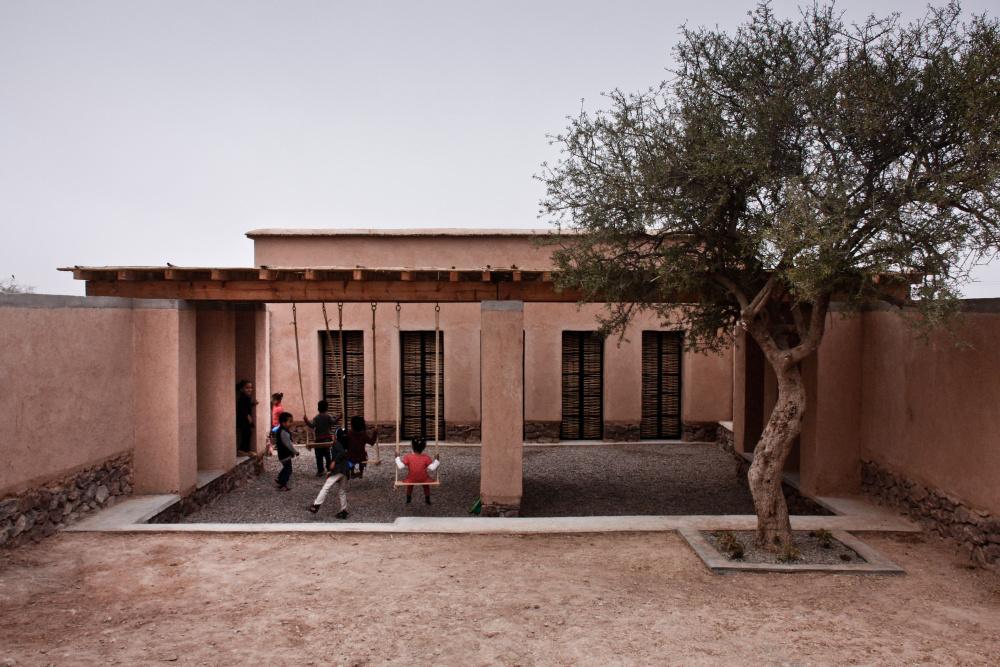 Kleuterschool in Aknaibich in Marokko.