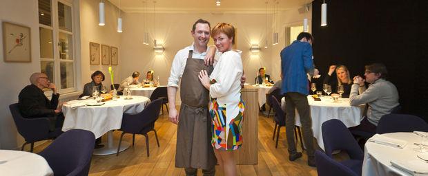 Chef-kok Matthieu en Sofie Beudaert van 'Table d'Amis.
