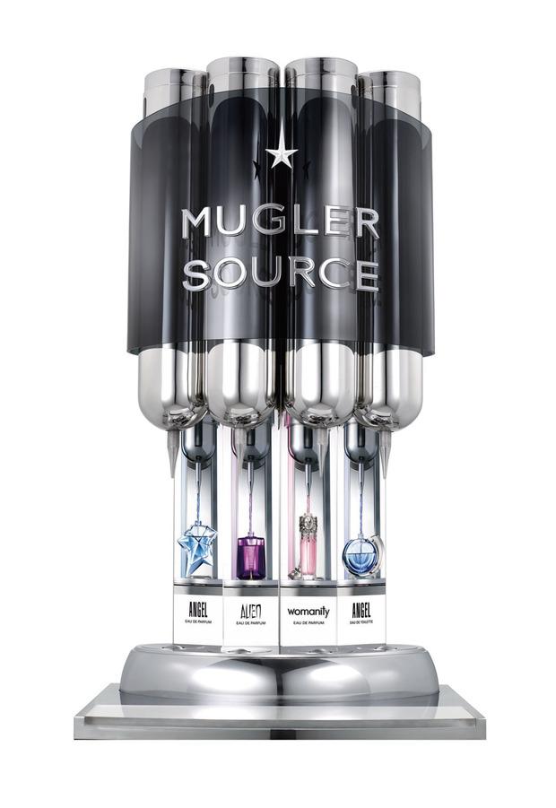 20 jaar geleden al lanceerde 'Mugler Source' de hervulbare parfumflacon. 