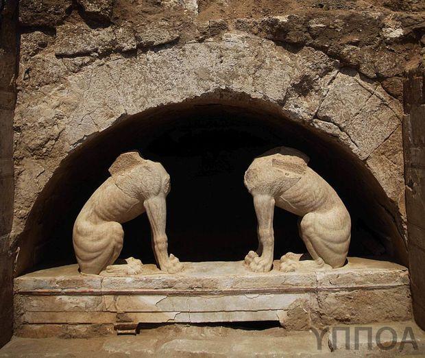 Archeologen ontrafelen raadsel rond het enorme graf bij Amphipolis