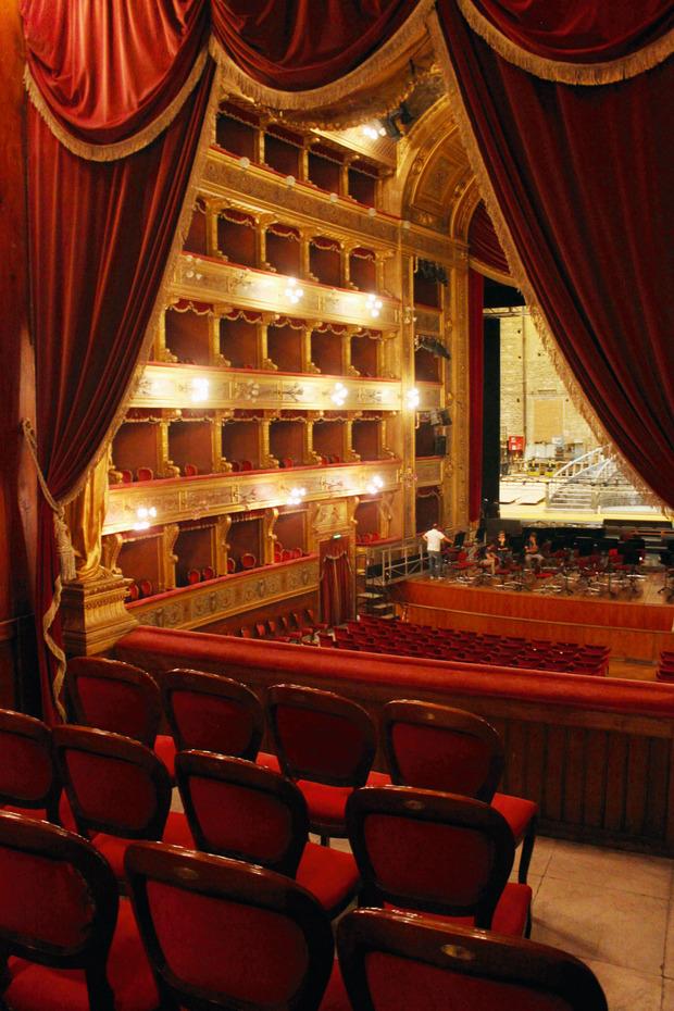 Het beroemde Teatro Massimo in Palermo.