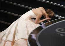 Actrice Jennifer Lawrence valt