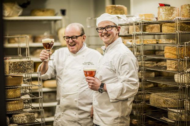 Frédéric Van Tricht: 'We zijn zelf fan van de combinatie bier en kaas en raden ook vaak onze klanten aan om eens te experimenteren met kaas en bier.'