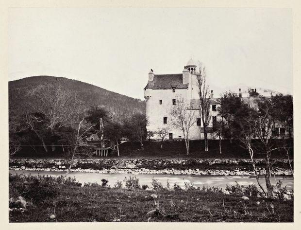 Abergeldie Castle in 1869