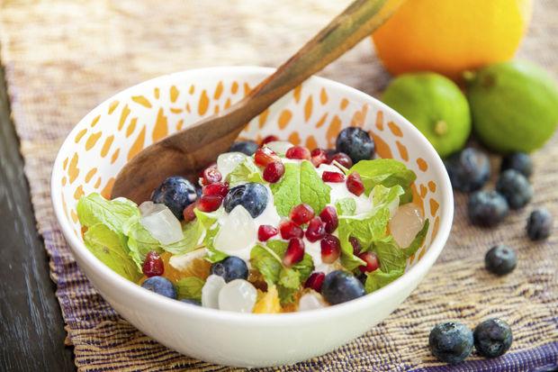 Fruit Yoghurt Salad for Breakfast & Dessert