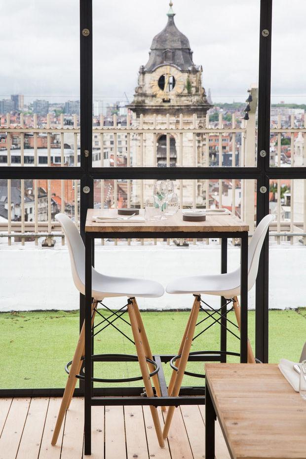 Nieuw pop-uprestaurant Rooftop 58: Dineren met zicht op Brussel