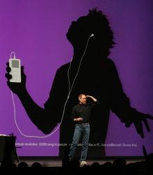 Apple CEO Steve Jobs lanceert de iPod 
