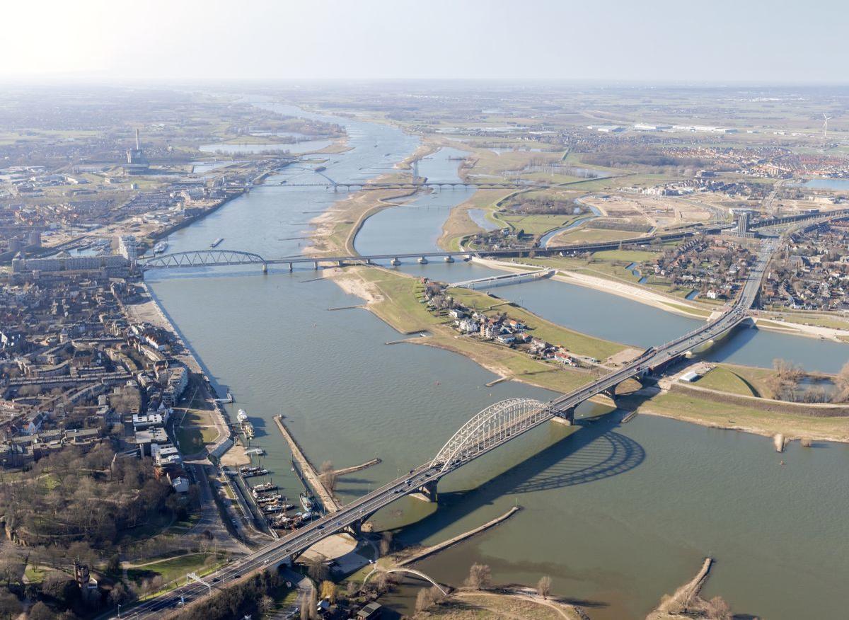 'Room for the River': de Waal bij Nijmegen