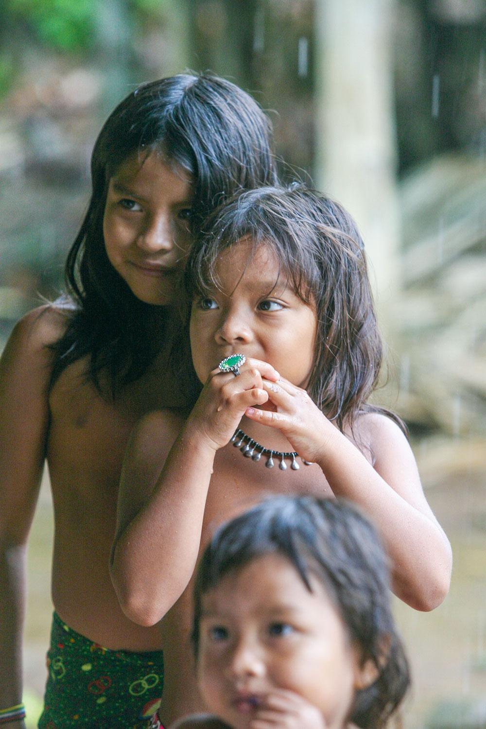 Ontmoeting met de Emberá, de inheemse bevolking van Panama.