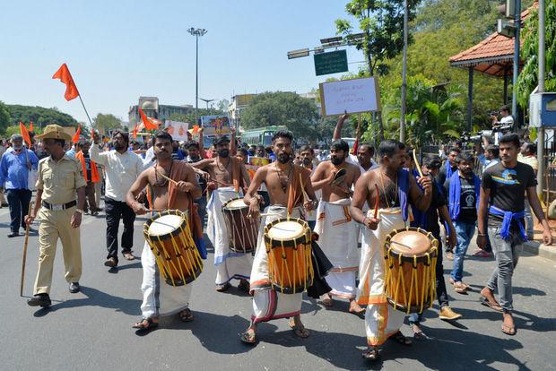 Protesten tegen vrouwelijke aanwezigheid in Indiase tempel