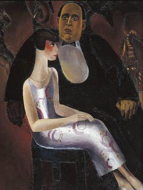 Paul-Gustave Van Hecke en Honorine Deschryver, geschilderd door Frits Van den Berghe