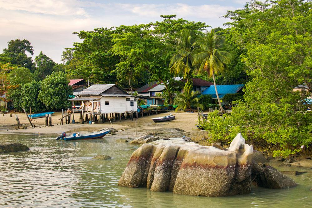 Het dorpje op Pulau Ubin is de laatste resterende kampong van Singapore.