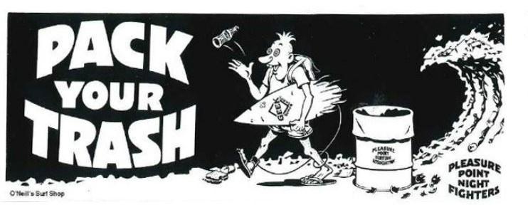 Een campagne van Jack O'Neill in de jaren 80.