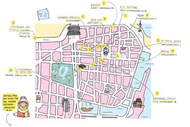 Weekendtip: Oostendse winterwandeling langs de favoriete plekken van illustratrice Eva Mouton