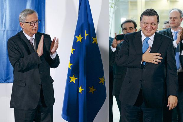 José Manuel Barroso (à dr.) : 