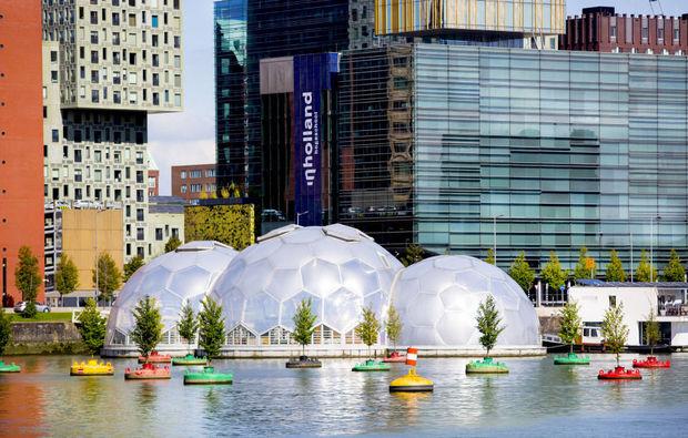 Rotterdam krijgt een kunstzinnig drijvend zonnepark