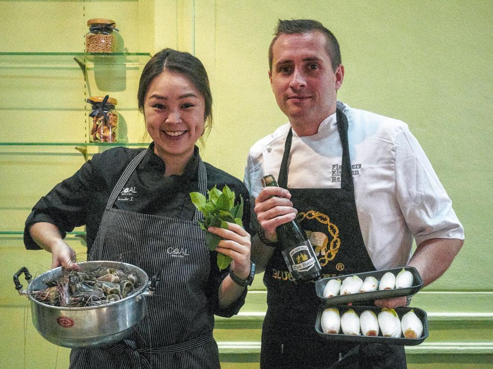 Jonge Vlaamse chefs koken samen met Thais kooktalent in Bangkok