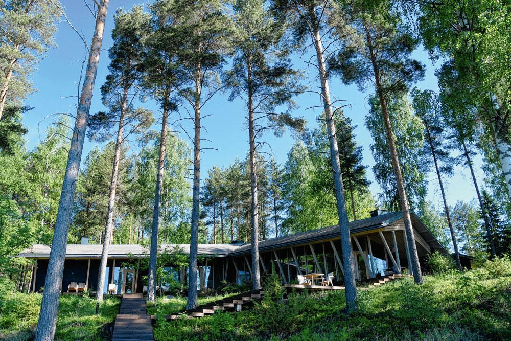 De 'lakeside villa' van Art & Design Villas aan het Saimaameer.