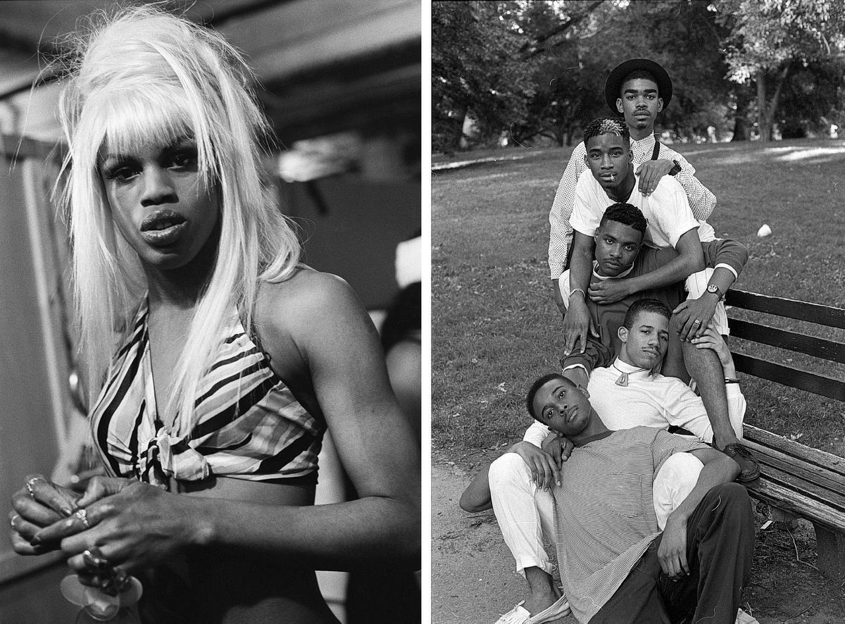 Deep in Vogue toont onder meer dertig zwart-wit foto's van de Frans-Haïtiaanse documentairefotograaf Chantal Regnault, die tussen 1989 en 1992 de New Yorkse ballroomwereld vastlegde. Op de foto: een backstageportret van het legendarische transgender model Connie Girl Fleming in 1990, en kids van het House of Ultra Omni in Central Park in 1991.