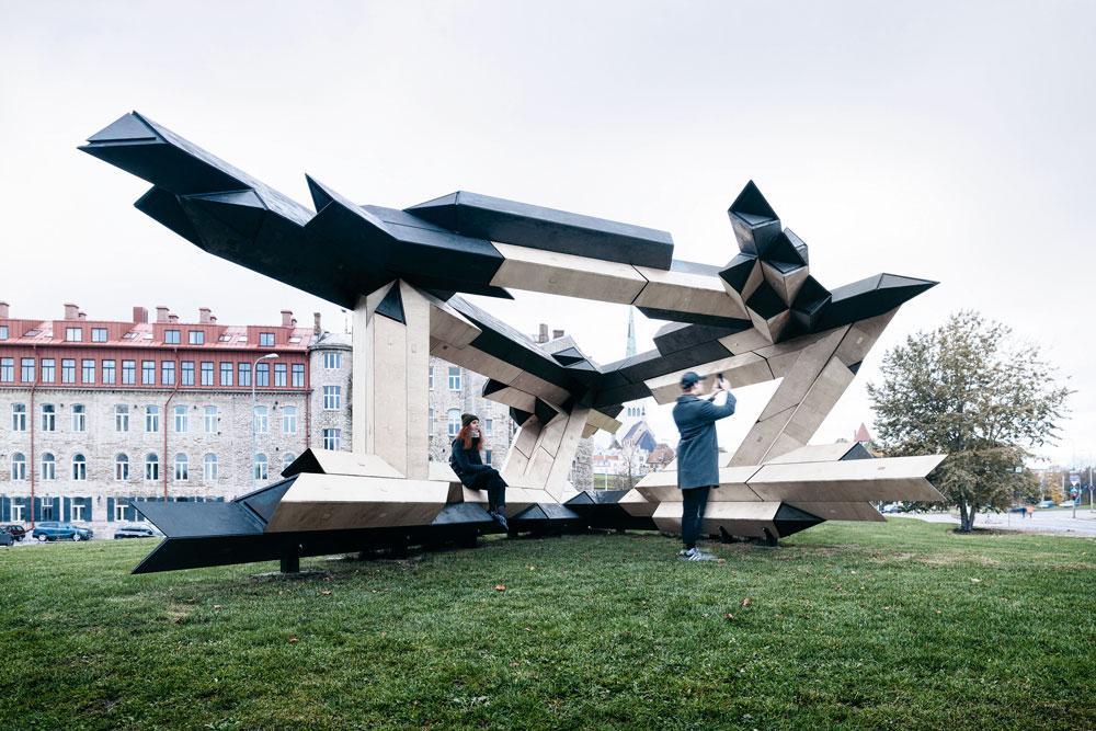 Paviljoen voor de Tallinn Architecture Biennale, 2017.