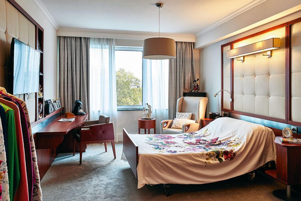 Een gepersonaliseerde kamer met uitzicht over het Antwerpse Stadspark.