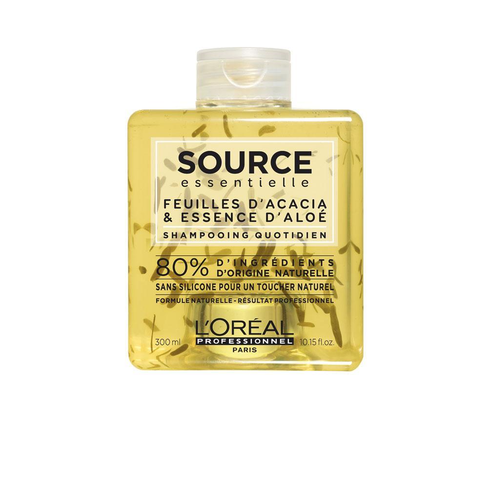 39% minder plastic dan een gewone flacon van het merk. La Source Shampoo (21,20 euro) van L'Oréal Professionnel. Navulbare, stapelbare (dus plaatsbesparend bij transport) flacons vegan shampoo.