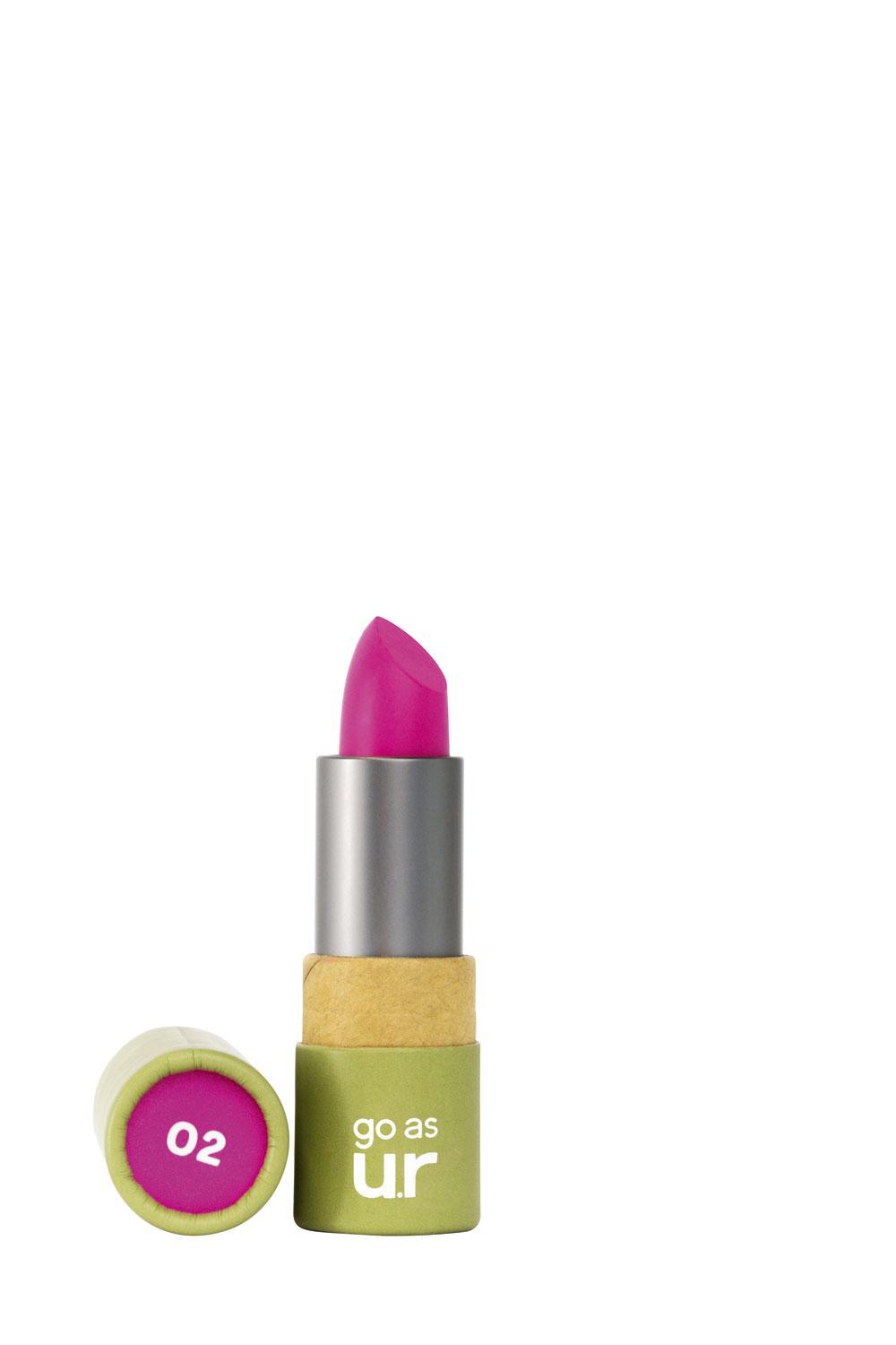 Lipstick in Electric Pink  (28 euro),  go as u.r.